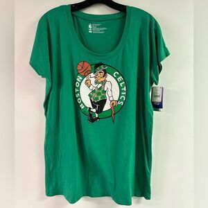 NWT Women’s Boston Celtics Basketball Soft Jersey T-Shirt Size L